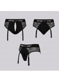 Трусики для фиксации насадок Strap-on-me Harness Lingerie Diva XS - Strap-on-me - купить с доставкой в Хабаровске