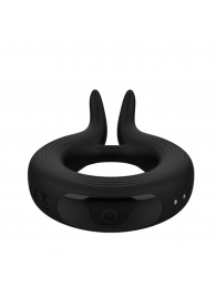 Черное эрекционное кольцо Marry Me Rechargeable Vibrating Cockring - Adrien Lastic - в Хабаровске купить с доставкой