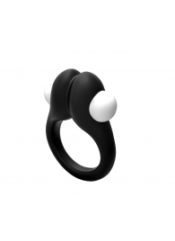 Черное эрекционное кольцо Zippy Vibrating Ring With Bullet - Adrien Lastic - в Хабаровске купить с доставкой