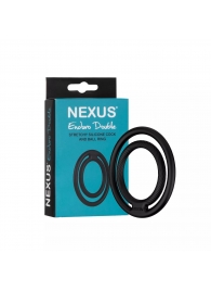 Черное двойное эрекционное кольцо Nexus Enduro Double - Nexus Range - в Хабаровске купить с доставкой