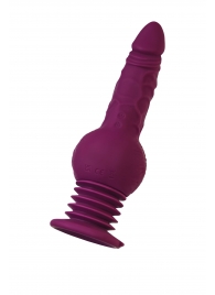 Фиолетовая мини-машина для секса Striker с пультом ДУ - 23,5 см. - ToyFa - купить с доставкой в Хабаровске