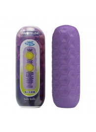 Фиолетовый мастурбатор Venus-X Twin balls - Baile - в Хабаровске купить с доставкой
