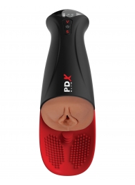 Мастурбатор-вагина в колбе с вибрацией Fuck-O-Matic Pro XL - Pipedream - в Хабаровске купить с доставкой