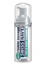 Очищающая пенка для игрушек и тела Toy   Body Cleaner Foamer - 47 мл. - Swiss navy - купить с доставкой в Хабаровске