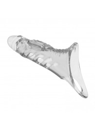 Прозрачная насадка на пенис - 22 см. - Baile - в Хабаровске купить с доставкой
