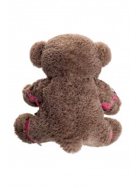 Бондажный набор: бурый мишка с розовыми оковами и наручниками - Pecado - купить с доставкой в Хабаровске