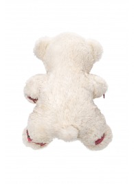 Бондажный набор: белый мишка с розовыми оковами и наручниками - Pecado - купить с доставкой в Хабаровске