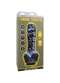 Черно-синяя мини-машина на присоске Tendril Thruster - 21,6 см. - Doc Johnson - купить с доставкой в Хабаровске