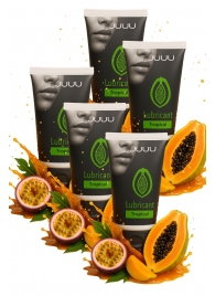 Набор из 5 съедобных лубрикантов JUJU со вкусом тропических фруктов - JuJu - купить с доставкой в Хабаровске