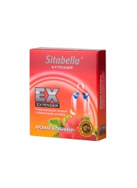 Стимулирующая насадка Sitabella Extender  Клубника - Sitabella - купить с доставкой в Хабаровске
