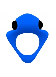 Синее эрекционное кольцо Wooomy Tribeс с вибрацией - Adrien Lastic - в Хабаровске купить с доставкой