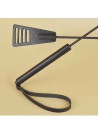 Черный кожаный стек «Сириус» - 60 см. - Sitabella - купить с доставкой в Хабаровске