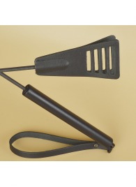 Черный кожаный стек «Сириус» - 60 см. - Sitabella - купить с доставкой в Хабаровске