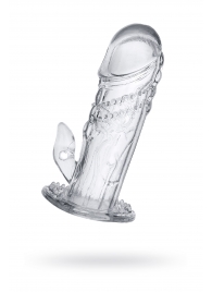 Прозрачная насадка на пенис Uco - 13 см. - A-toys - в Хабаровске купить с доставкой