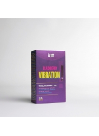Стимулирующий гель с эффектом вибрации Blackberry Vibration - 15 мл. - INTT - купить с доставкой в Хабаровске
