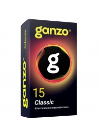 Классические презервативы с обильной смазкой Ganzo Classic - 15 шт. - Ganzo - купить с доставкой в Хабаровске