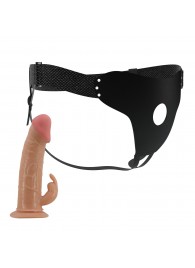 Телесный мужской страпон Mavis - Baile - купить с доставкой в Хабаровске