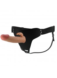 Телесный мужской страпон Mavis - Baile - купить с доставкой в Хабаровске