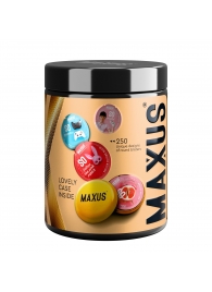 Точечные презервативы MAXUS 2000 Amazing Dots с железным кейсом - 15 шт. - Maxus - купить с доставкой в Хабаровске
