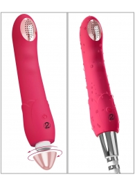 Малиновая насадка на душ с вибрацией Showers to orgasm - 20,1 см. - Orion - купить с доставкой в Хабаровске