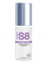Лубрикант на водной основе S8 Glycerin Free без глицерина - 125 мл. - Stimul8 - купить с доставкой в Хабаровске