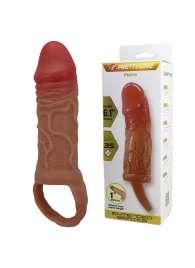 Реалистичная насадка на член Peirre - 15,5 см. - Baile - в Хабаровске купить с доставкой