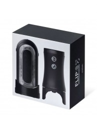 Набор Tenga Flip Zero Electronic Vibrotation: мастурбатор с вибрацией и устройство вращения - Tenga - в Хабаровске купить с доставкой