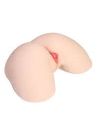 Мастурбатор-полуторс с двойным слоем материала и вибрацией Jenny Onahole Real Hips - KOKOS - в Хабаровске купить с доставкой