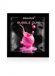 Саше съедобной оральной смазки OraLove с ароматом бабл-гам - 3 гр. - Биоритм - купить с доставкой в Хабаровске