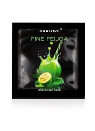 Саше съедобной оральной смазки OraLove с ароматом фейхоа - 3 гр. - Биоритм - купить с доставкой в Хабаровске