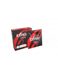 Презервативы с ароматом колы Expert Cola - 3 шт. - Expert - купить с доставкой в Хабаровске