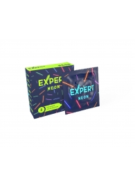 Светящиеся в темноте презервативы Expert Neon - 3 шт. - Expert - купить с доставкой в Хабаровске