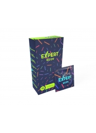 Светящиеся в темноте презервативы Expert Neon - 15 шт. - Expert - купить с доставкой в Хабаровске