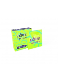 Ультратонкие презервативы Expert Invisible - 3 шт. - Expert - купить с доставкой в Хабаровске