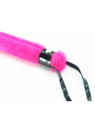 Нежная плеть с розовым мехом BDSM Light - 43 см. - БДСМ Арсенал - купить с доставкой в Хабаровске
