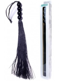 Черная силиконовая плеть - 37 см. - Boys of Toys - купить с доставкой в Хабаровске