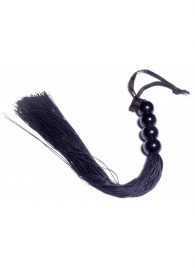 Черная силиконовая плеть - 37 см. - Boys of Toys - купить с доставкой в Хабаровске