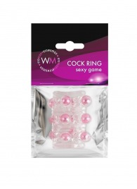 Прозрачная сквозная насадка на пенис с цветными шариками - Erowoman-Eroman - в Хабаровске купить с доставкой