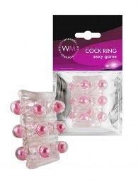 Прозрачная сквозная насадка на пенис с цветными шариками - Erowoman-Eroman - в Хабаровске купить с доставкой