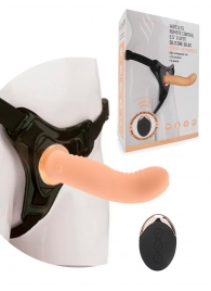 Женский вибрострапон со съемной насадкой и пультом ДУ - Erokay - купить с доставкой в Хабаровске