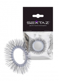 Круглое эрекционное кольцо с «ресничками» - Sextaz - в Хабаровске купить с доставкой