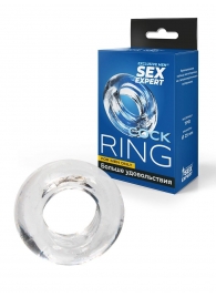 Прозрачное эрекционное кольцо-бублик - Sex Expert - в Хабаровске купить с доставкой