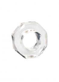Прозрачное эрекционное кольцо в форме гайки - Sex Expert - в Хабаровске купить с доставкой