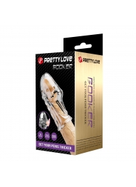 Прозрачная насадка на пенис Booker - 8 см. - Baile - в Хабаровске купить с доставкой