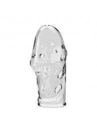 Прозрачная насадка на пенис Booker - 8 см. - Baile - в Хабаровске купить с доставкой