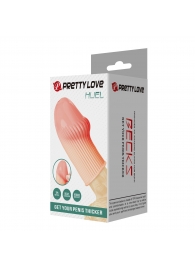 Телесная насадка на пенис Huel - 9 см. - Baile - в Хабаровске купить с доставкой