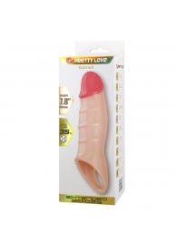 Телесная удлиняющая насадка на пенис Darnel - Baile - в Хабаровске купить с доставкой