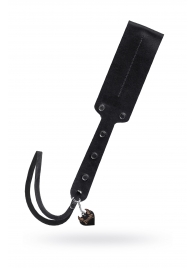 Черный кожаный пэддл - 32 см. - Pecado - купить с доставкой в Хабаровске