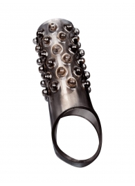 Дымчатая насадка на пенис с выпуклостями - 12 см. - Sex Expert - в Хабаровске купить с доставкой