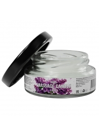 Массажная свеча «Сирень» - 50 мл. - SGAN - купить с доставкой в Хабаровске